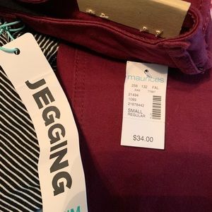 Maroon Jeggings